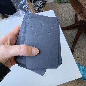 Black Cardstock Tags